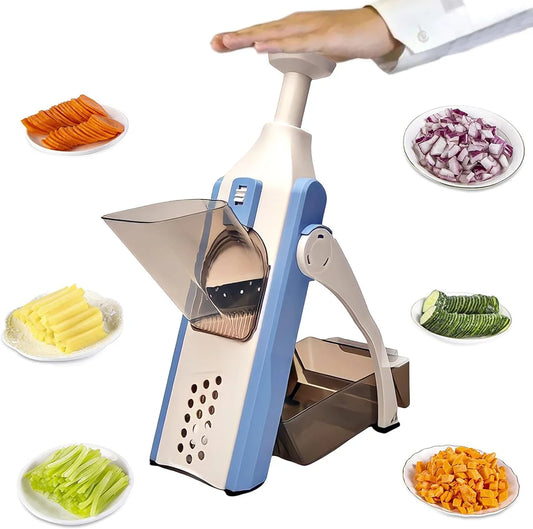 Adjustable Vegetable Slicer & Mandoline Cutter Multifunction Kitchen Slicer for Fruits, Vegetables