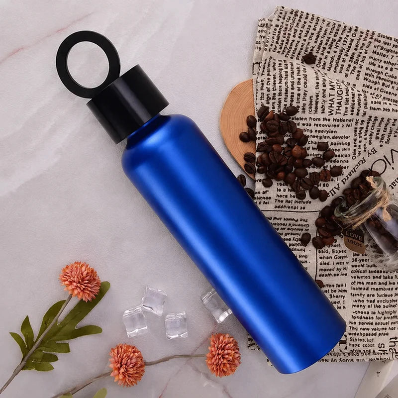 Magnetic Lid Vacuum Insulated Water Bottle – Stainless Steel Thermal Flask with MagSafe Phone Stand | 24-Hour Cold & 12-Hour Hot Travel Bottle