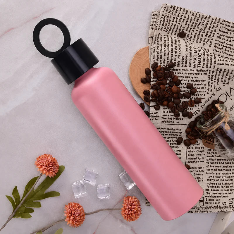 Magnetic Lid Vacuum Insulated Water Bottle – Stainless Steel Thermal Flask with MagSafe Phone Stand | 24-Hour Cold & 12-Hour Hot Travel Bottle