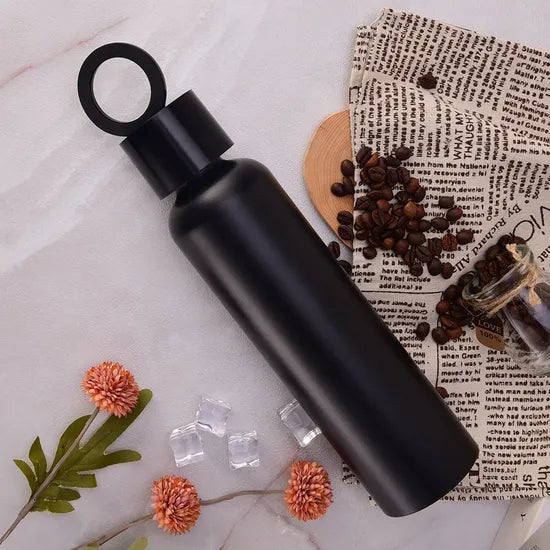 Magnetic Lid Vacuum Insulated Water Bottle – Stainless Steel Thermal Flask with MagSafe Phone Stand | 24-Hour Cold & 12-Hour Hot Travel Bottle