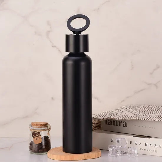 Magnetic Lid Vacuum Insulated Water Bottle – Stainless Steel Thermal Flask with MagSafe Phone Stand | 24-Hour Cold & 12-Hour Hot Travel Bottle
