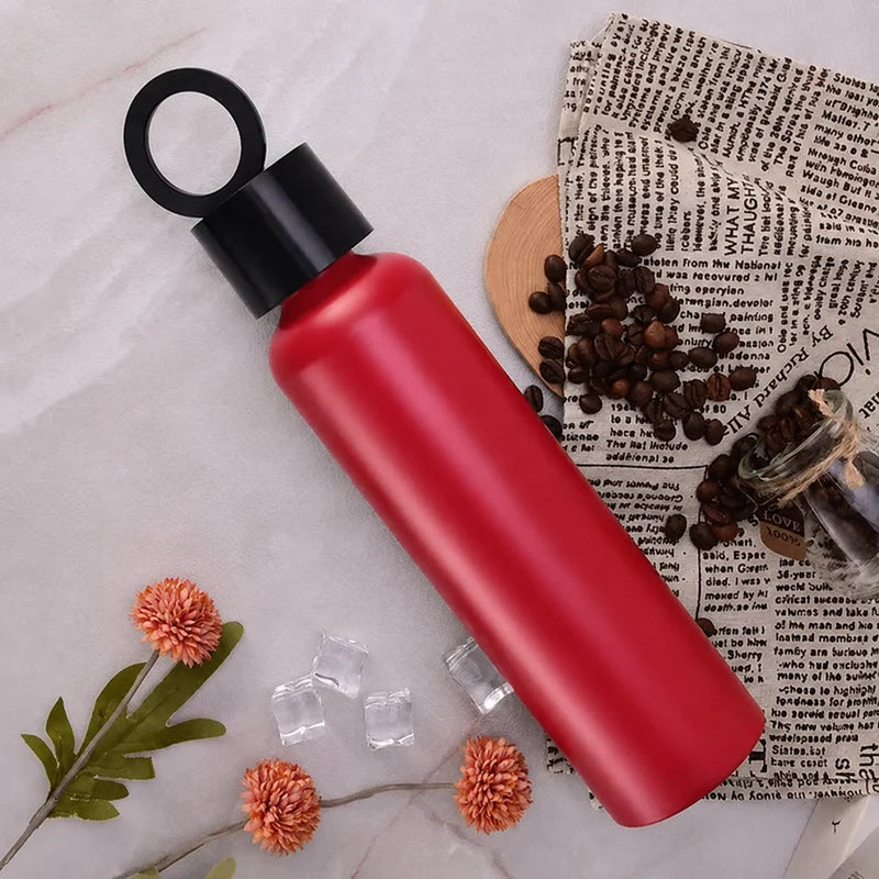 Magnetic Lid Vacuum Insulated Water Bottle – Stainless Steel Thermal Flask with MagSafe Phone Stand | 24-Hour Cold & 12-Hour Hot Travel Bottle