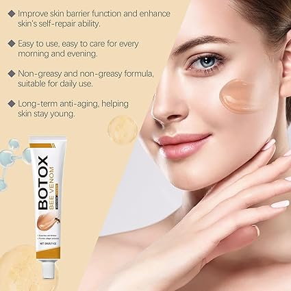 Bee Venom Anti-Aging Face Cream – Hydrating Moisturizer for Fine Lines, Wrinkles, Skin Firming & Daily Skincare