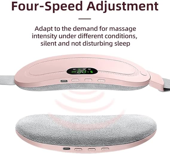 Premium Period Pain Relief Belt Rechargeable, Adjustable and Portable Period Belt for Woman