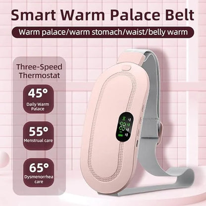 Premium Period Pain Relief Belt Rechargeable, Adjustable and Portable Period Belt for Woman