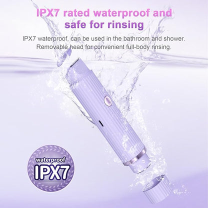 Double Head Electric Shaver for Women – Rechargeable Facial & Body Hair Remover