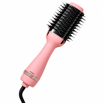 Smooth Charm™ 2-in-1 Hair Dryer & Volumizing Brush | Hot Air Styler for Fast Drying & Salon-Style Blowout