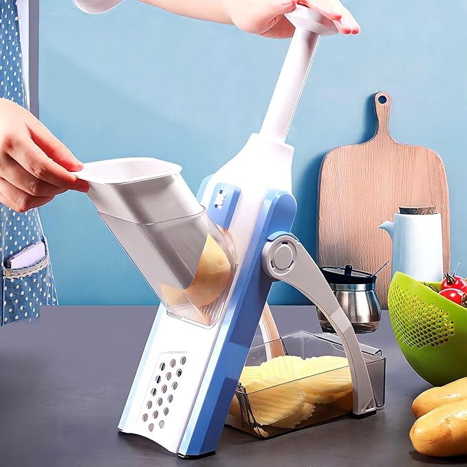 Adjustable Vegetable Slicer & Mandoline Cutter Multifunction Kitchen Slicer for Fruits, Vegetables